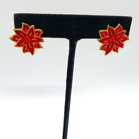 Christmas Angel Holly Wreath Jewelry Lot,  Marked JJ Designs - Picture 9 of 10